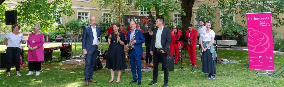 Hofkonzert Münchenstift St. Josef Freiwilligen-Zentren München, Stiftung Gute Tat, Salsa Roja, Stadtsparkasse, Bürgermeisterin Verena Dietl